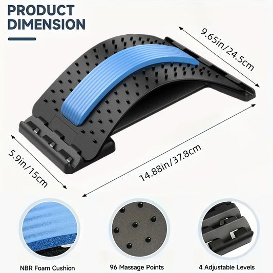 SpineMate™ by Smarteo – Acupressure Back Stretcher & Posture Fixer